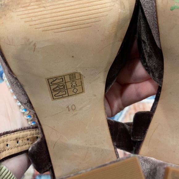 Madewell Vanessa Purple Velvet Heels - Picture 4 of 5